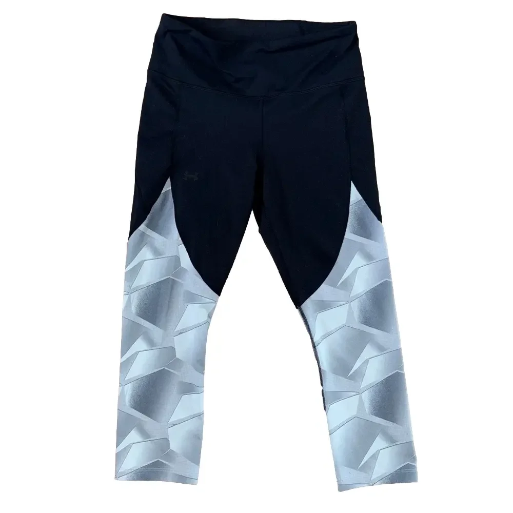 Under Armour Black and Gray Women's Leggings Size Medium